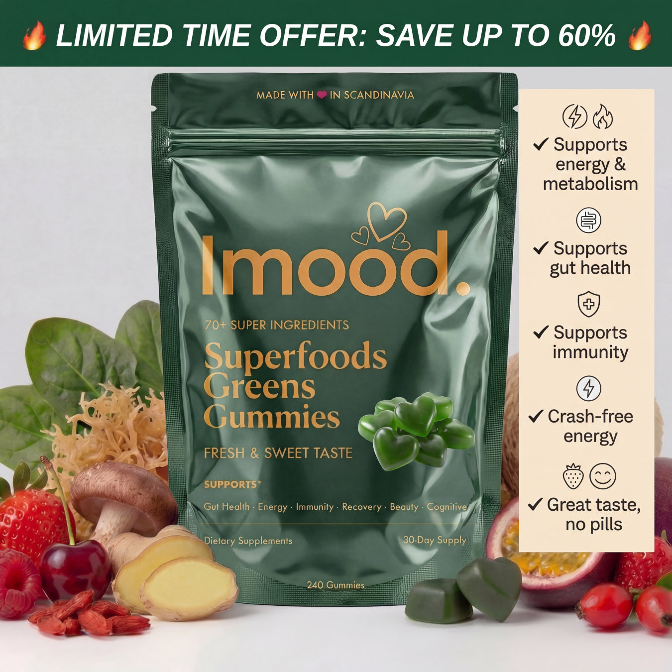 Superfoods Greens Gummies